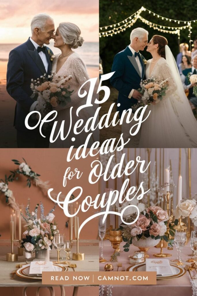 15 Wedding Ideas for Older Couples